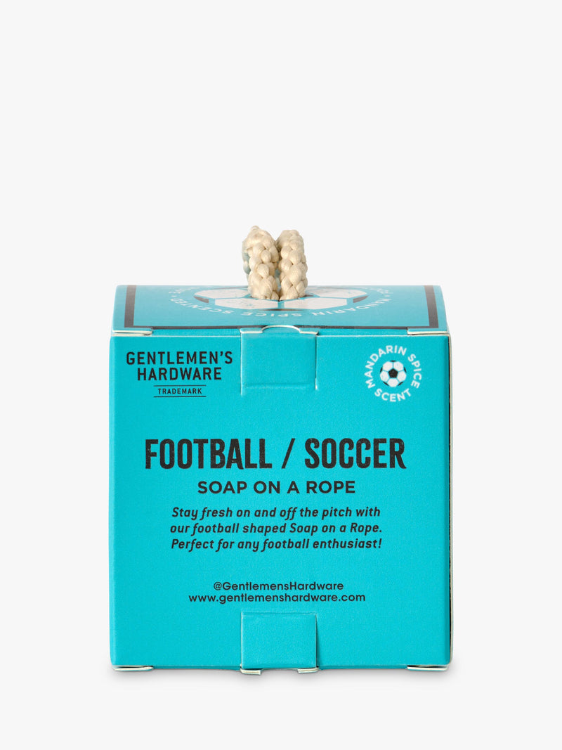 Gentlemen's Hardware football soap on a rope 140g (British brand)