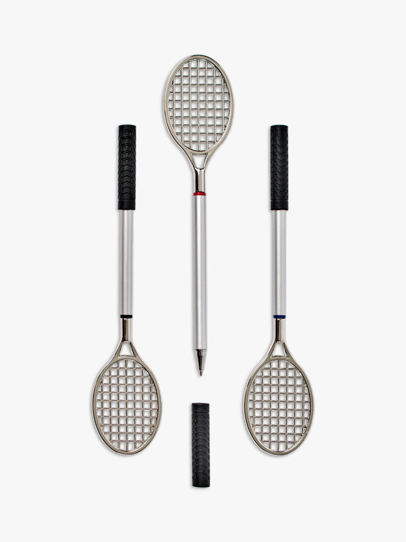 Gentlemen's Hardware tennis racket ballpoint pen set, imported from the UK