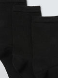 John Lewis ankle socks pack of 3 black (British brand)