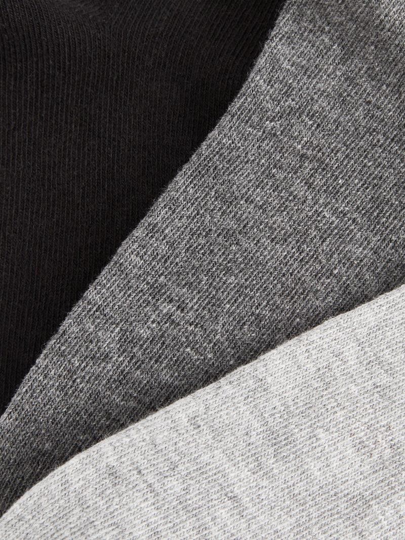John Lewis trainer socks pack of 3 mono multi (British brand)