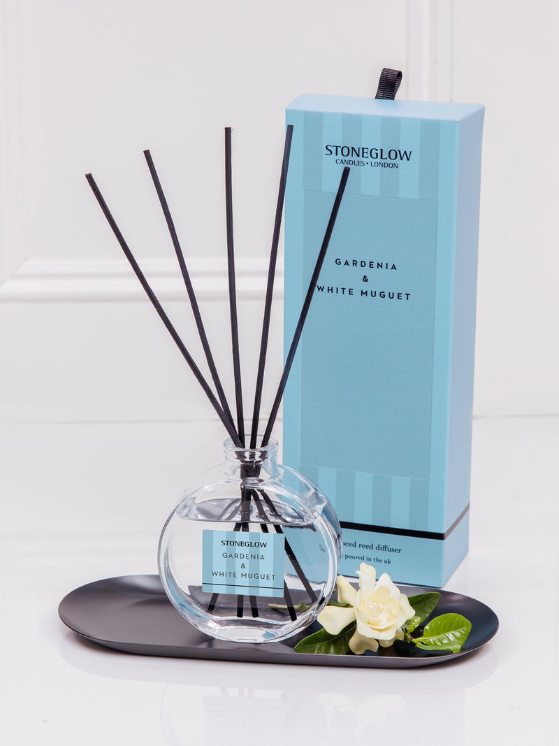 Stoneglow reed diffuser Gardenia & White Muguet 120ml (British brand)