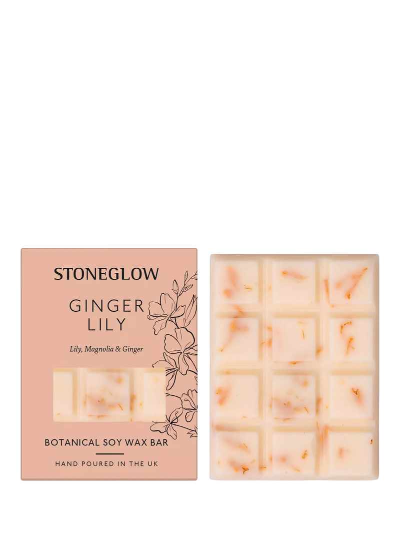 Stoneglow Ginger Lily soy wax melts 55g, UK version