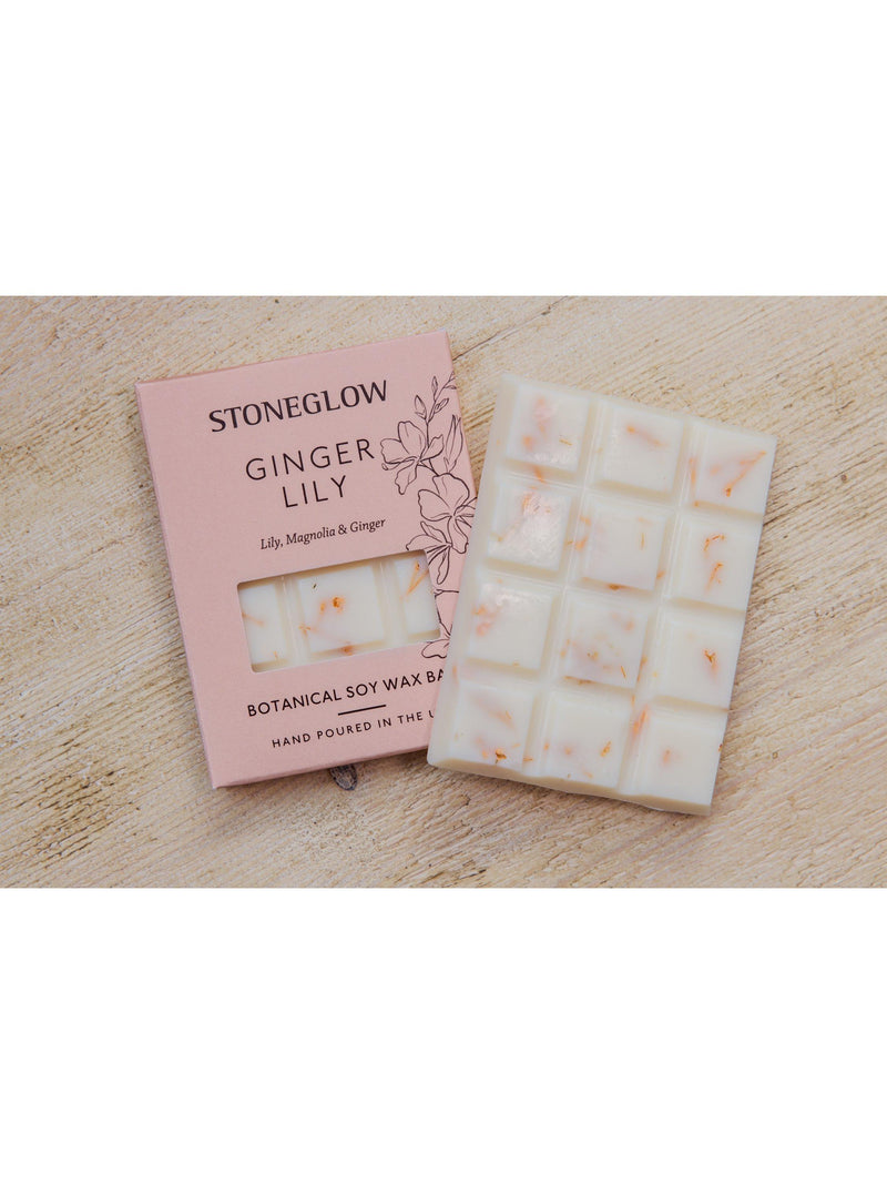 Stoneglow Ginger Lily soy wax melts 55g, UK version