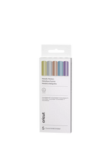 John Lewis Cricut Medium Pens Metallic Craft Machine Pens Pack of 5- Buy online at McGrocer