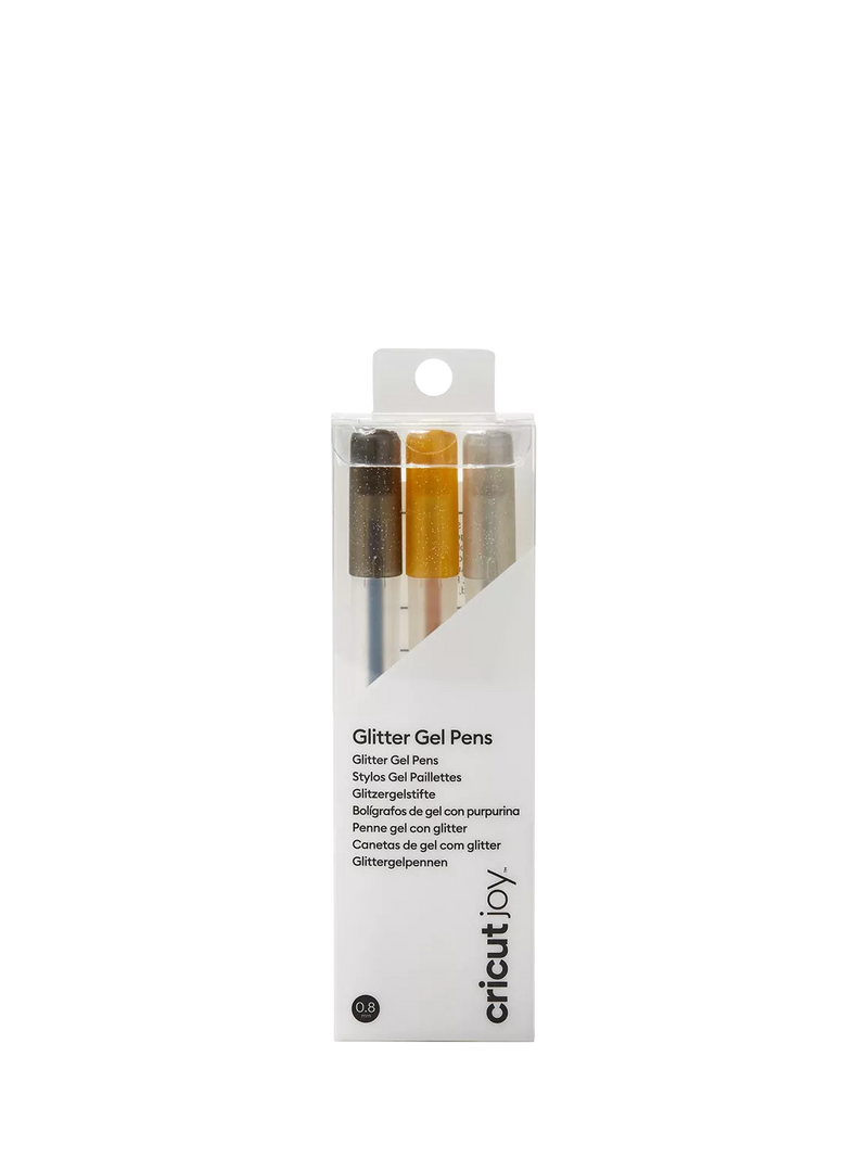 Cricut Joy glitter gel pens in gold silver copper pack of 3, UK version