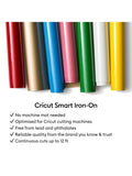 Cricut Smart Iron-On heat transfer vinyl black roll (British brand)