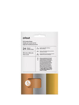 John Lewis Cricut Foil Transfer Sheets Sampler, Pack of 24- Buy online at McGrocer