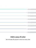 Cricut Infusible Ink Markers fine 0.4mm pack of 30 - British product