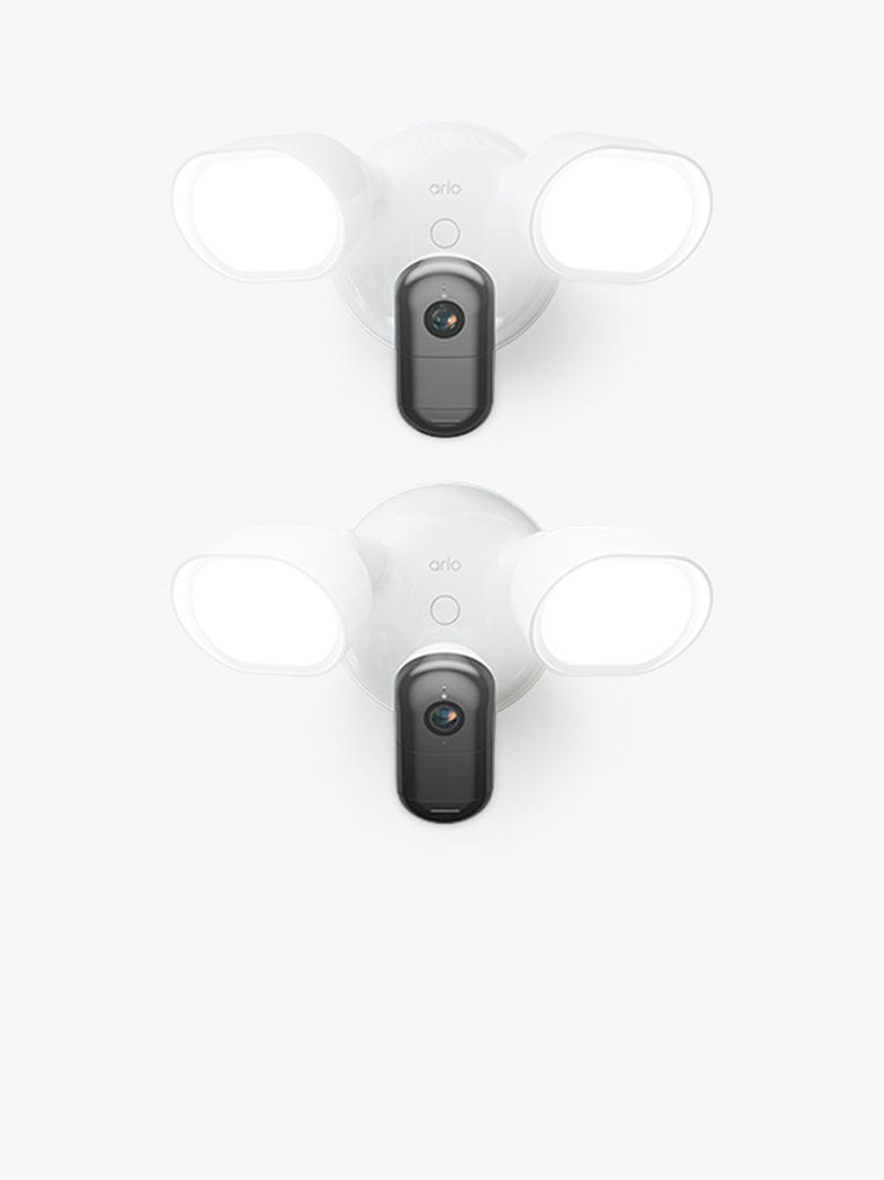 Arlo wired floodlight 2K security camera system (British brand)
