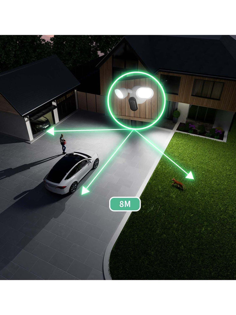 Arlo wired floodlight 2K security camera system (British brand)