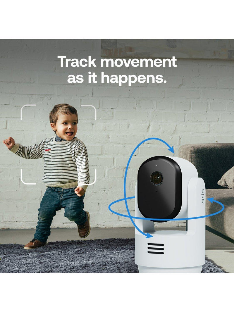 Arlo Essential 3 indoor security camera 2K pan-tilt - British product