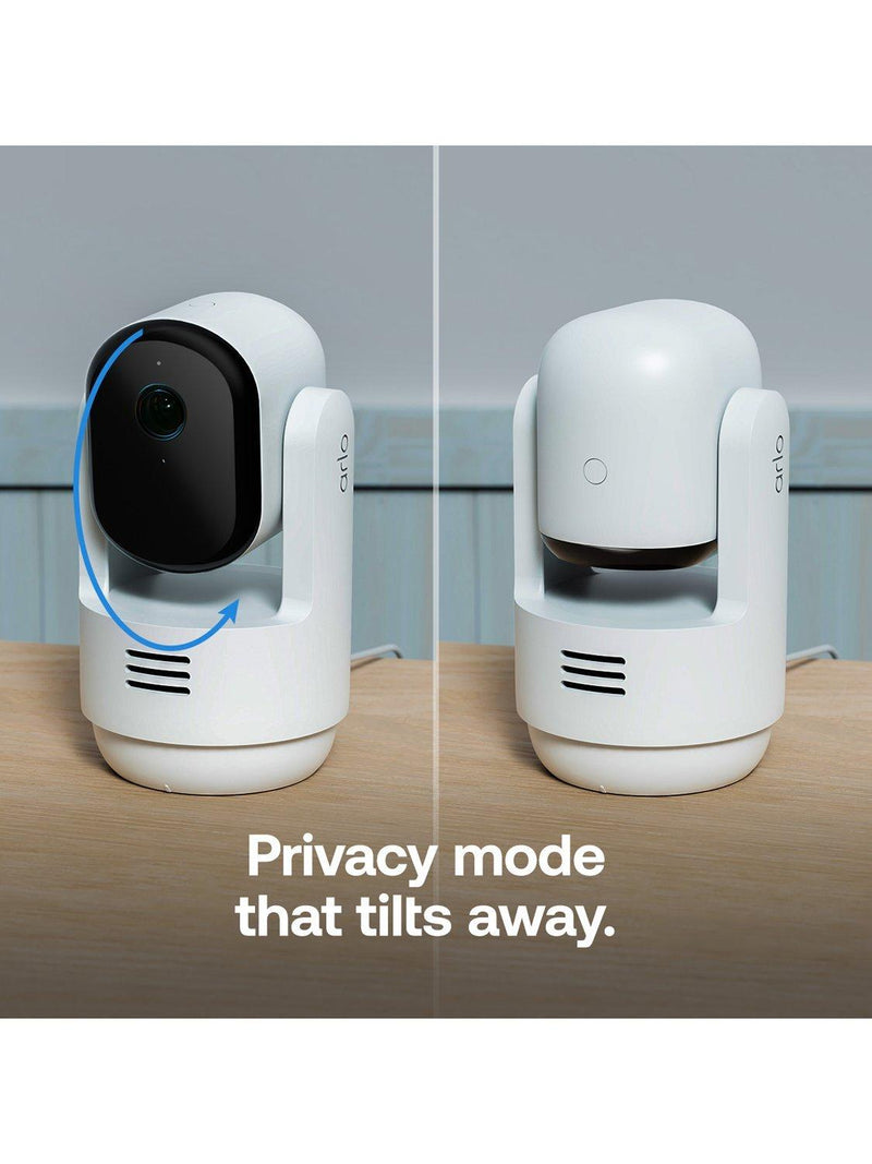 Arlo Essential 3 indoor security camera 2K pan-tilt - British product