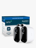 Arlo Essential 3 XL outdoor camera with two 2K cameras (British brand)