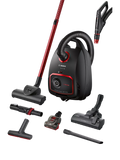 Bosch Series 6 bagged cylinder vacuum cleaner black, imported from the UK