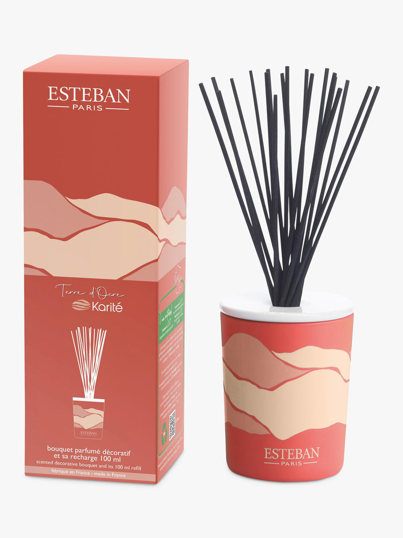 Esteban Terre d'Ocre Karité reed diffuser 100ml (British brand)