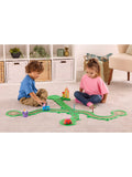 Peppa Pig Runabout Town Set track toy with car and train, UK version