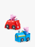 Peppa Pig Runabout Town Set track toy with car and train, UK version