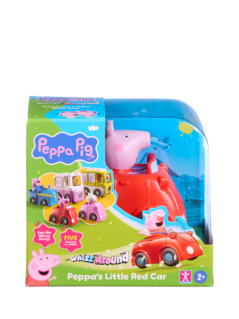 Peppa Pig Whizz Red Car motorised toy (British brand)