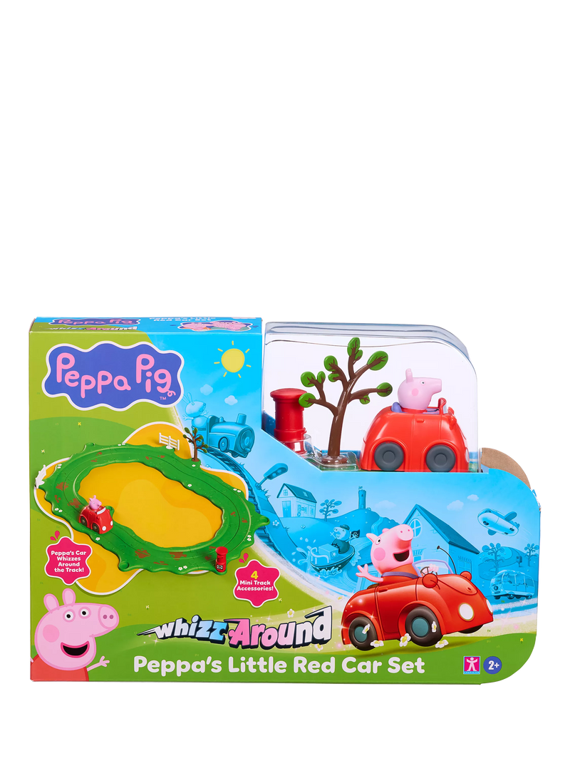 Peppa Pig Whizz Red Car Set toy, imported from the UK