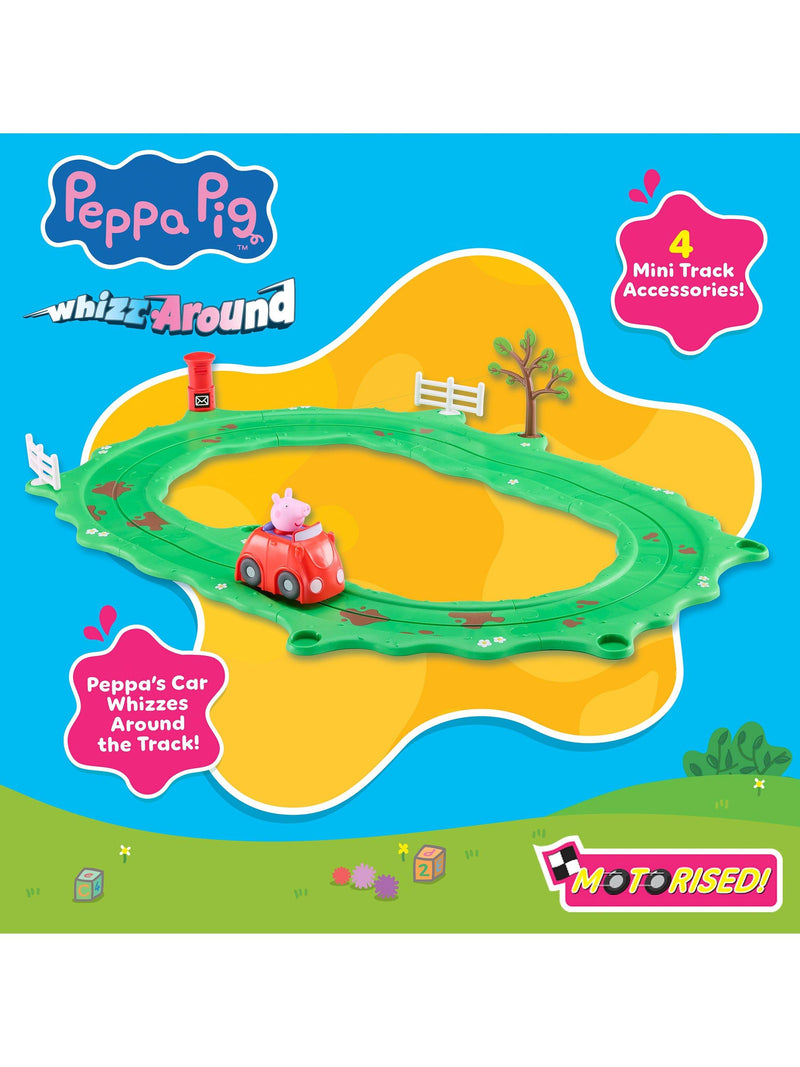 Peppa Pig Whizz Red Car Set toy, imported from the UK