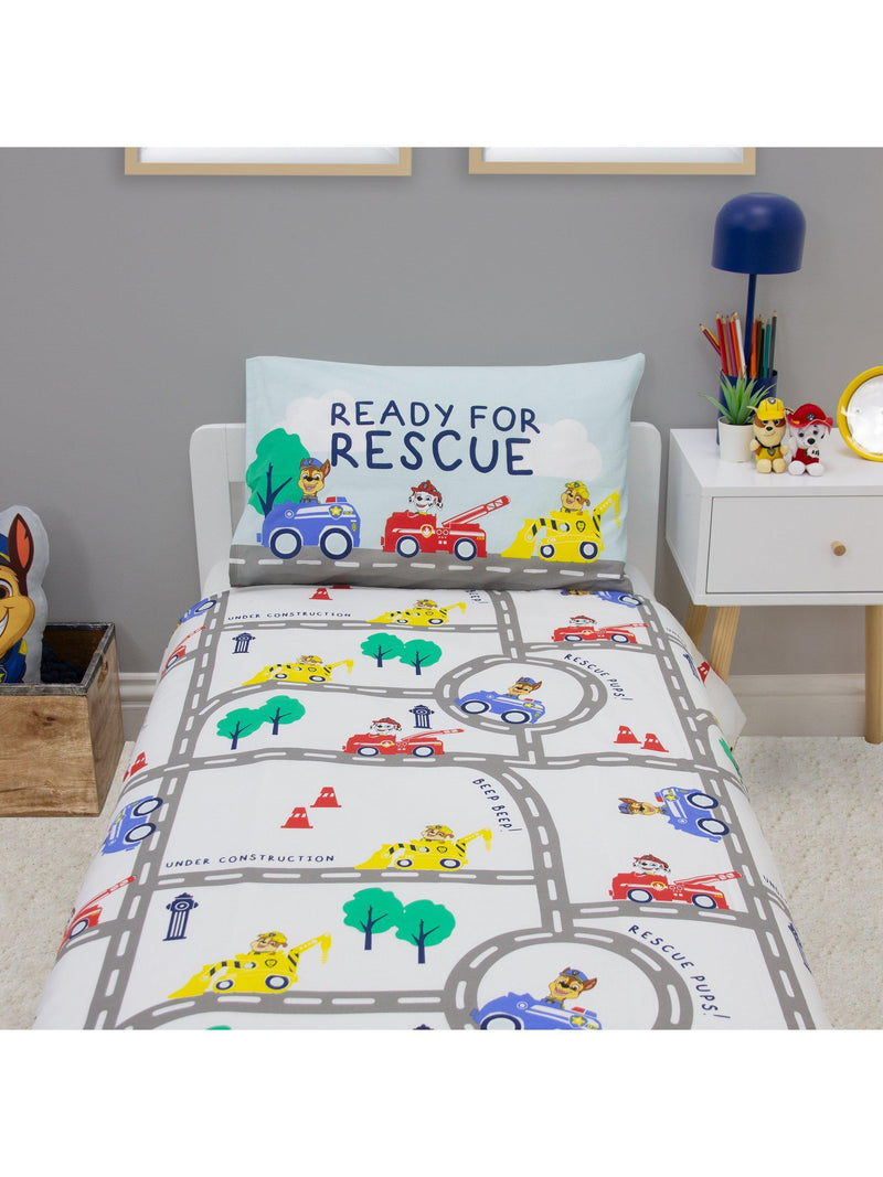 Paw Patrol reversible duvet cover and pillowcase set, UK version