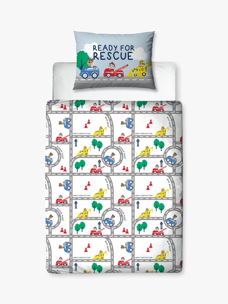 Paw Patrol reversible duvet cover and pillowcase set, UK version