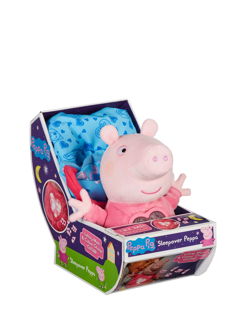 Peppa Pig Sleepover Peppa plush toy, UK version