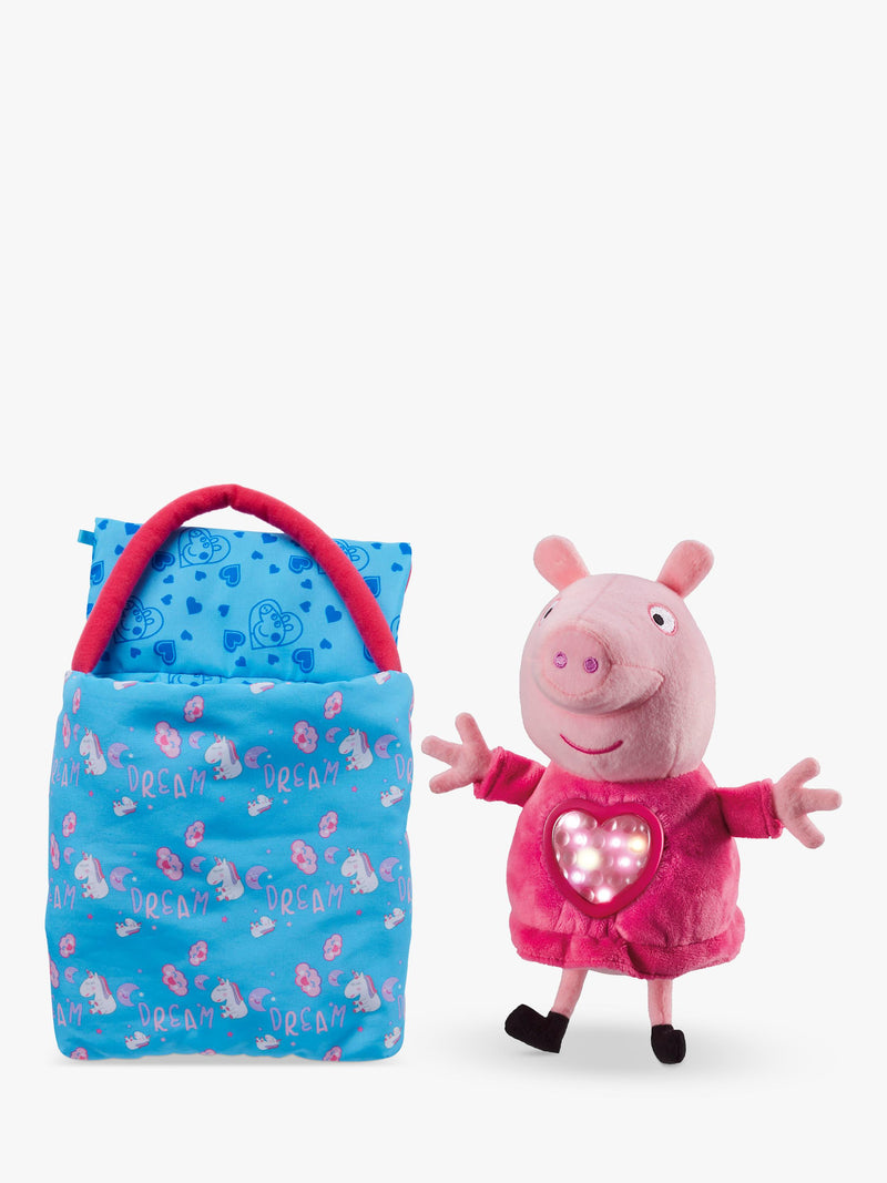 Peppa Pig Sleepover Peppa plush toy, UK version