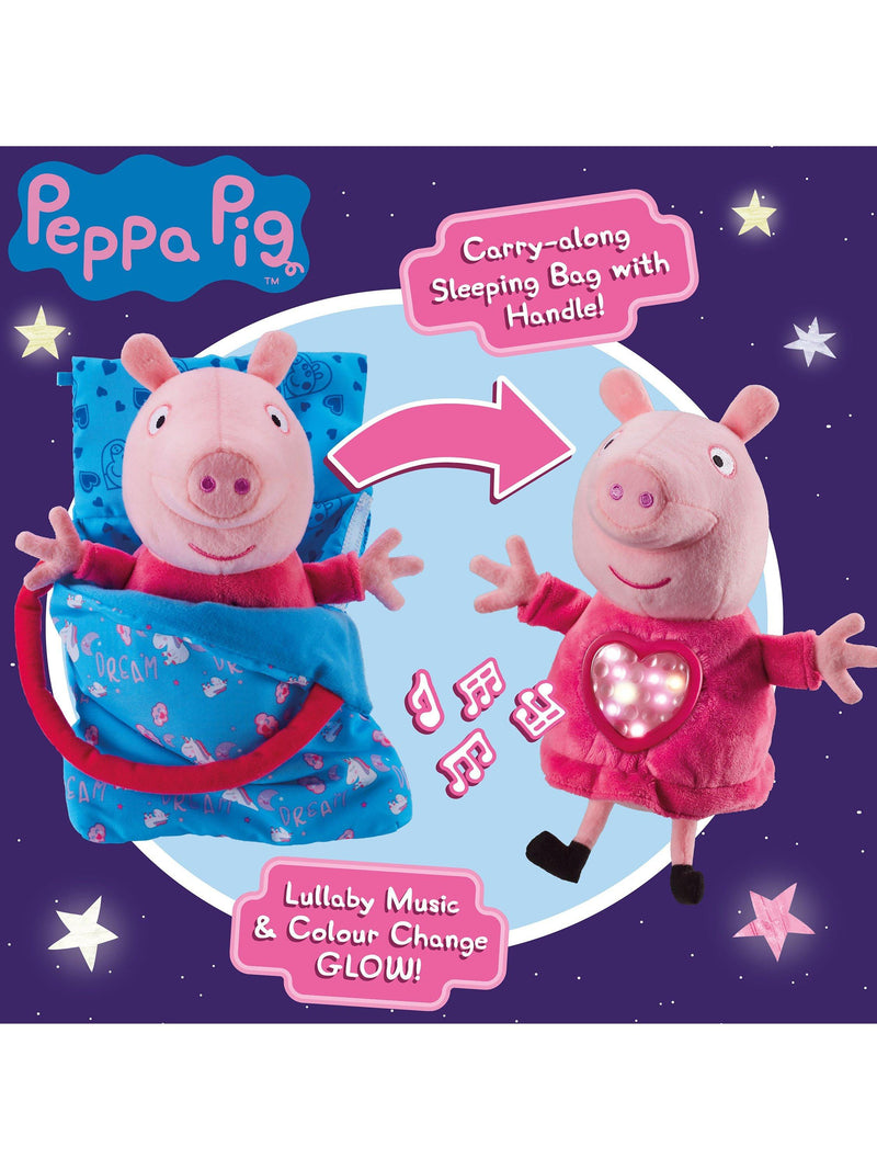 Peppa Pig Sleepover Peppa plush toy, UK version
