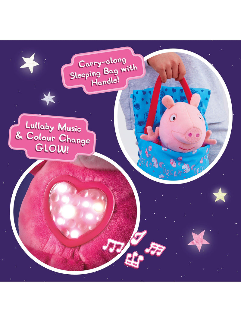 Peppa Pig Sleepover Peppa plush toy, UK version