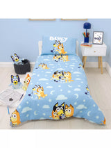 John Lewis Bluey Reversible Duvet Cover and Pillowcase Set, Single- Buy online at McGrocer