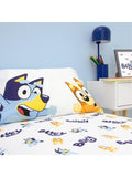 Bluey reversible duvet cover set with pillowcase, UK version