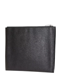 Saint Laurent black star leather clutch bag - British product