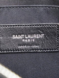 Saint Laurent black star leather clutch bag - British product