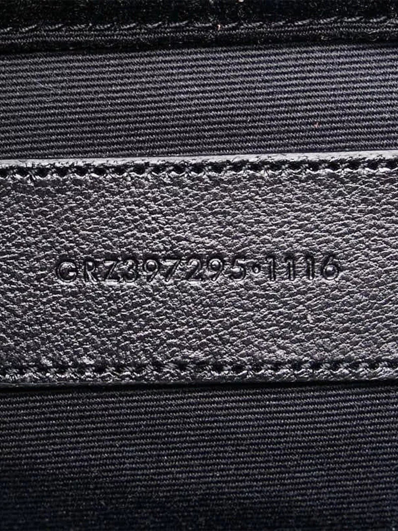 Saint Laurent black star leather clutch bag - British product