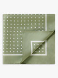 Richard James London silk pocket square polka dot, imported from the UK