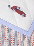 John Lewis Transport Car quilted bedspread 100x100cm (British brand)