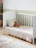 John Lewis quilted bedspread single multi, imported from the UK