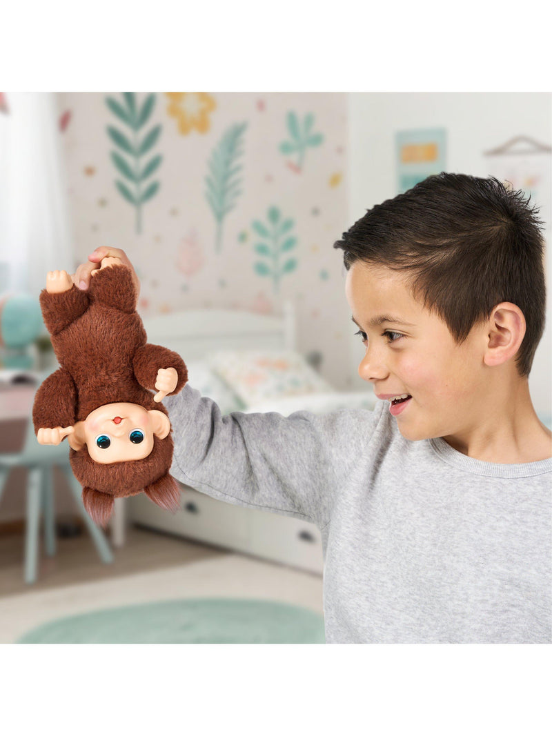 Little Live Pets interactive monkey soft toy Chikki Cherry - British product