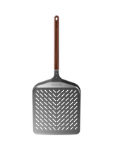 John Lewis Ooni Signature Perforated Pizza Peel 12-inch (30cm) with Walnut Wood Handle- Buy online at McGrocer