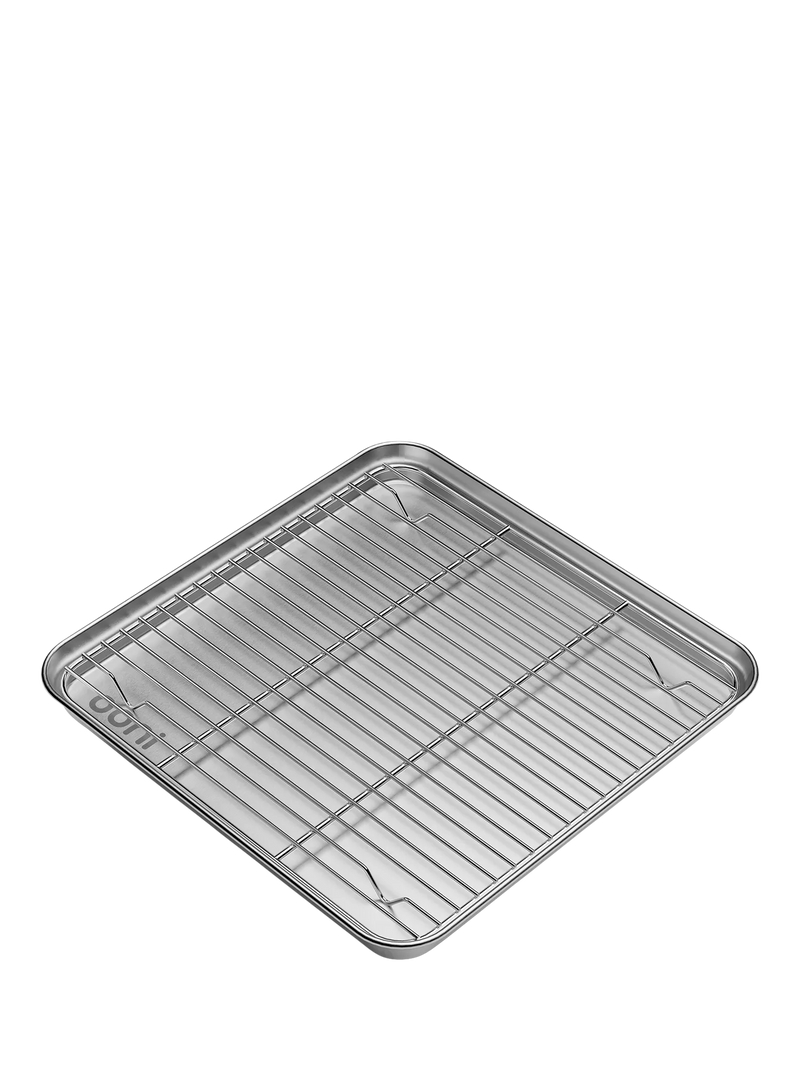 Ooni stainless steel sheet pan and rack 30cm - British product