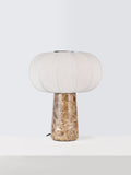 John Lewis pumpkin shade marble base table lamp 35cm, UK version
