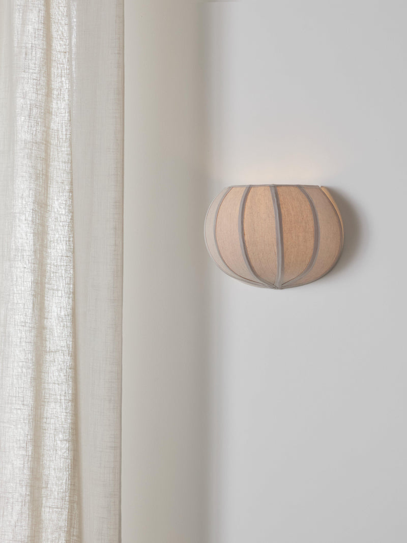 John Lewis Pumpkin wall light natural (British brand)