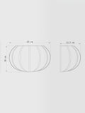 John Lewis Pumpkin wall light natural (British brand)