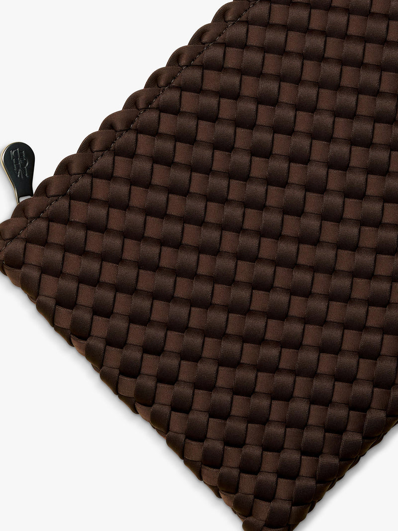NAGHEDI Nomad Large Hobo Bag in chocolate, UK version