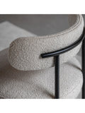 Gallery Direct Aveley dining chair set of two vanilla colour, UK version