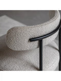 Gallery Direct Aveley dining chair set of two vanilla colour, UK version