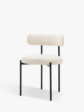 Gallery Direct Aveley dining chair set of two vanilla colour, UK version