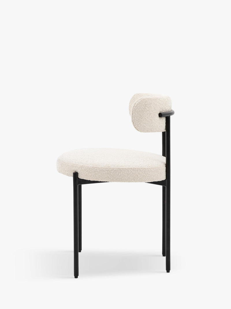 Gallery Direct Aveley dining chair set of two vanilla colour, UK version
