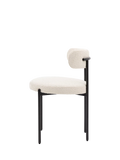 Gallery Direct Aveley dining chair set of two vanilla colour, UK version